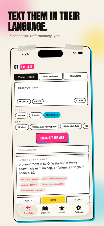 Internet Brainrot era translation